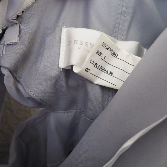 Dessy Collection Bridesmaid Dress Chiffon - Picture 4 of 6